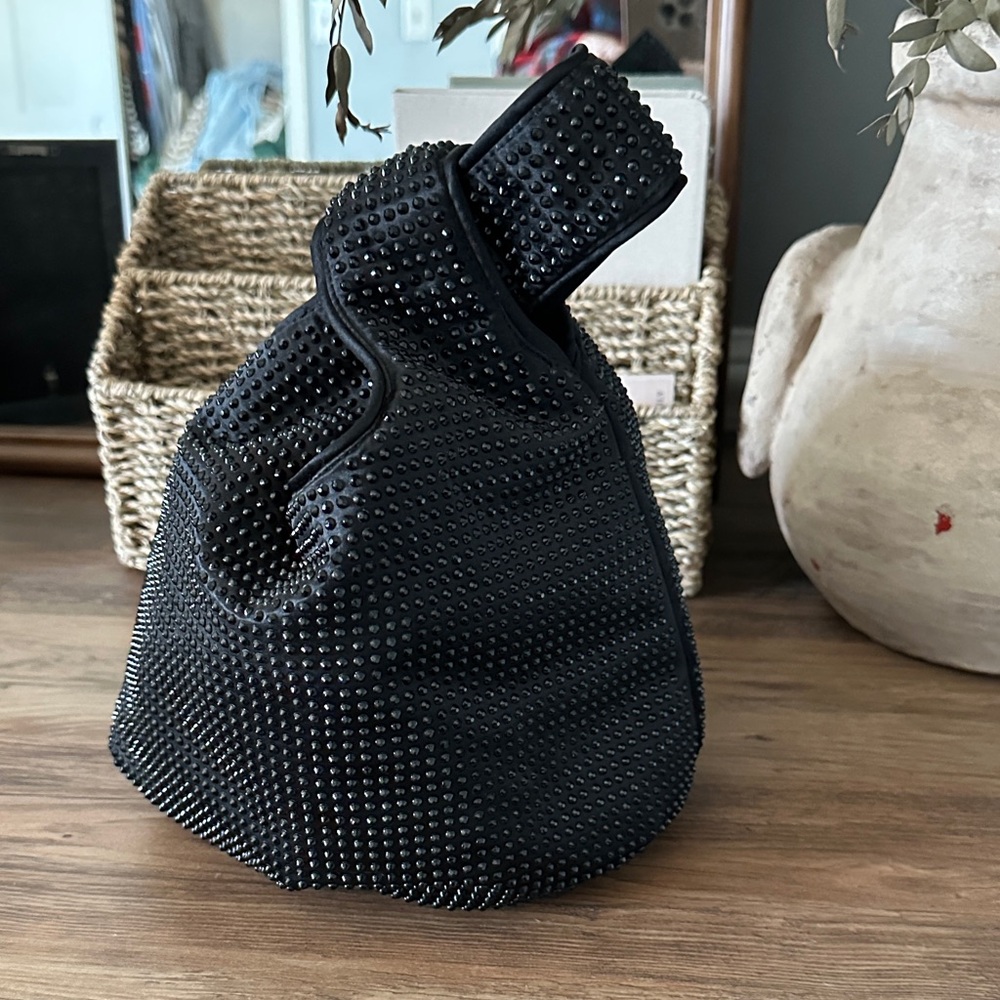 NWT J.Crew Black Santorini Handbag